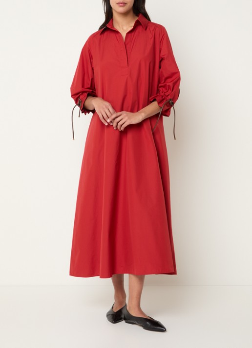 MaxMara Mirto midi tuniekjurk met strikceintuur