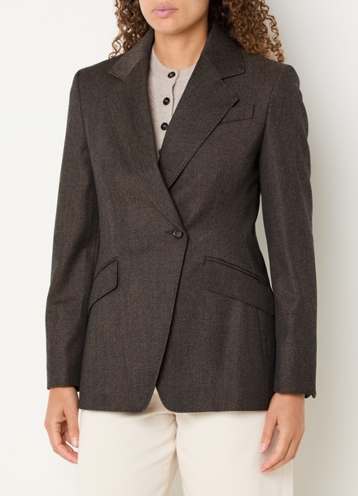 MaxMara Neutro blazer van scheerwol