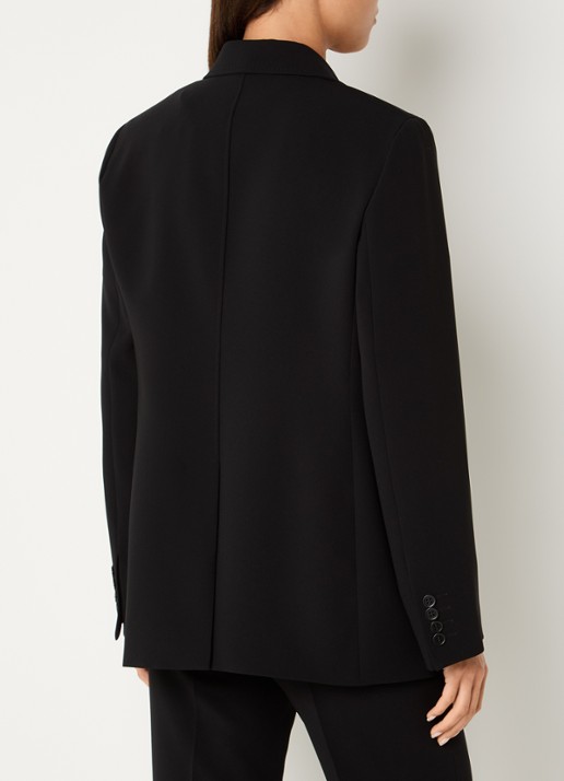 MaxMara Oversized blazer met klepzakken - achterkant zwart
