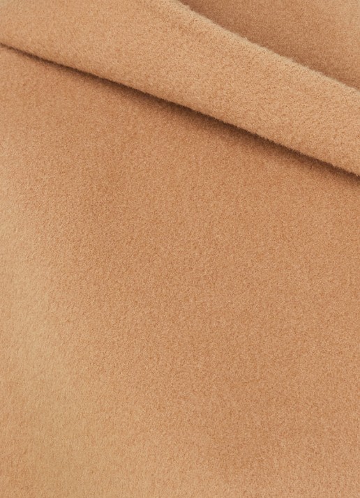 MaxMara Rapace jas van wol met driekwart mouw - detail camel