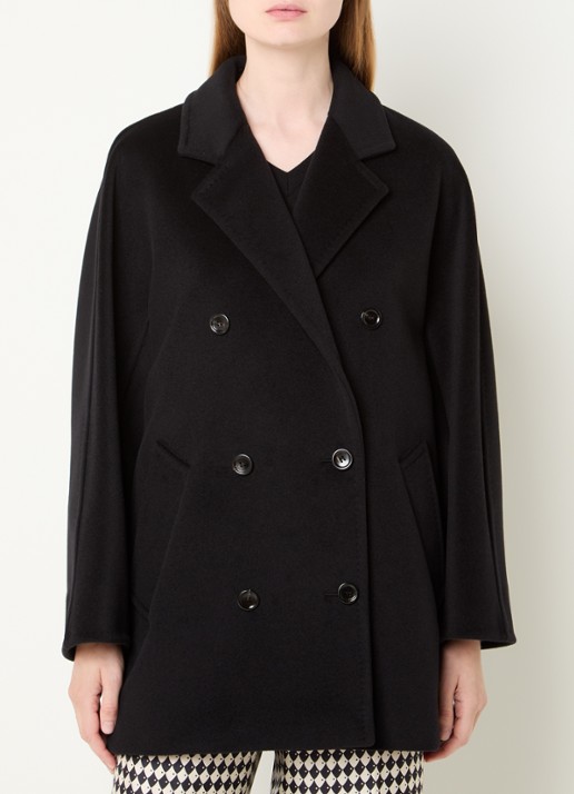 MaxMara Rebus double-breasted mantel in kasjmierblend