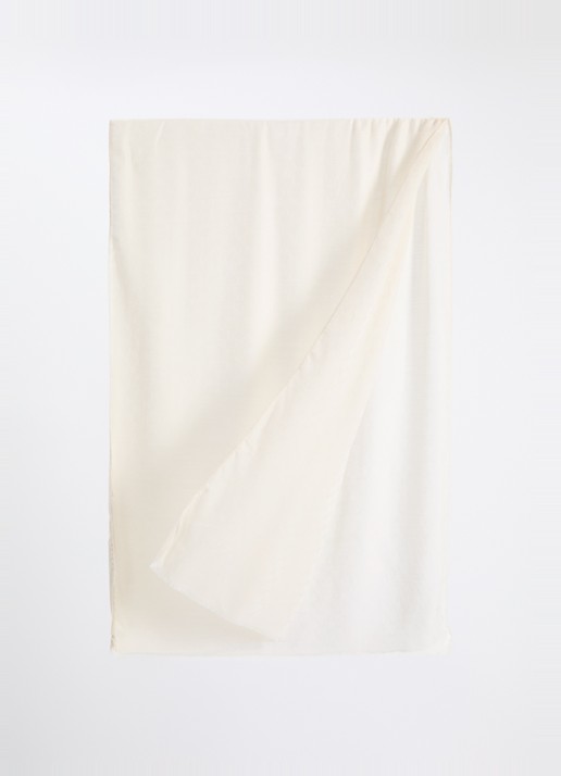 MaxMara Sjaal 190 x 70 cm - detail gebroken wit