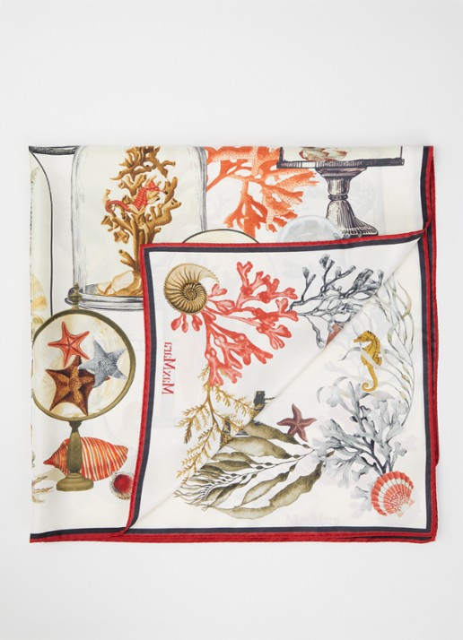 MaxMara Sjaal van zijde 90 x 90 cm