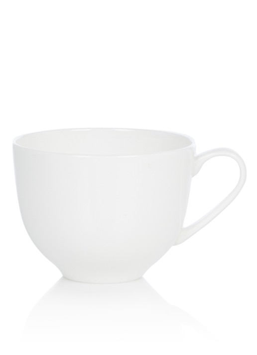 Maxwell & Williams Cashmere Mansion kop en schotel 25 cl - detail ivoor