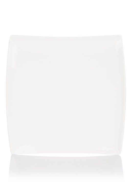 Maxwell & Williams East Meets West ontbijtbord 23 cm - voorkant 3 gebroken wit