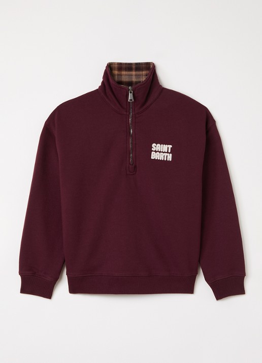 MC2 Saint Barth Eliade sweater met halve rits