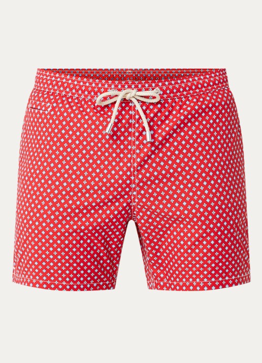 MC2 Saint Barth Lighting zwemshorts met print - voorkant 2 rood