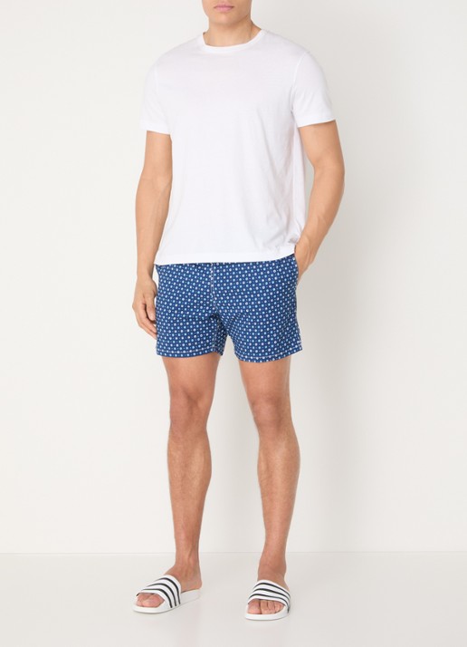 MC2 Saint Barth Lighting zwemshorts met print - voorkant 3 blauw