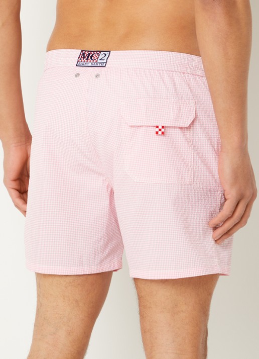 MC2 Saint Barth Patmos zwemshorts met print - achterkant 4 roze