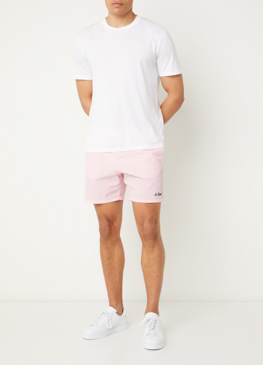 MC2 Saint Barth Patmos zwemshorts met print - voorkant 2 roze