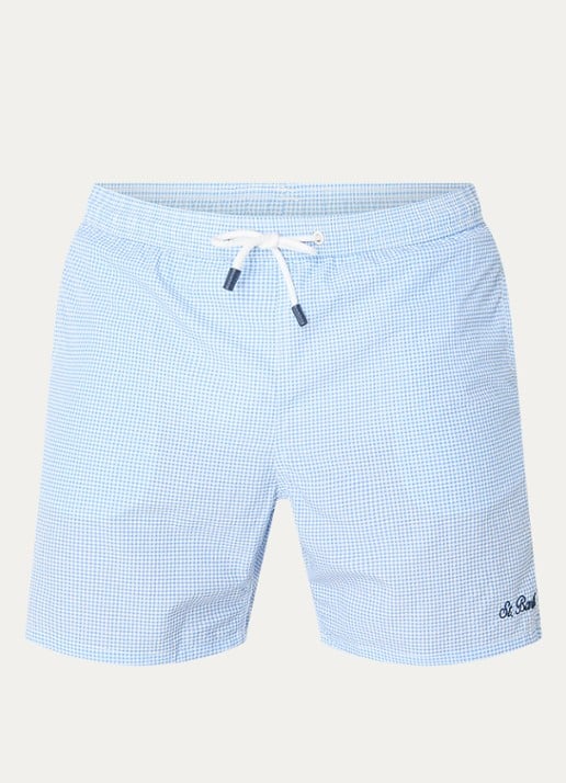 MC2 Saint Barth Patmos zwemshorts met print - voorkant 3 blauw