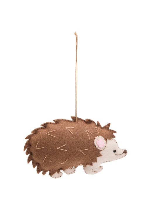 Meander Egeltje kersthanger 7,5 cm