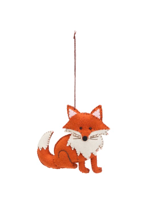 Meander Vos kersthanger 11 cm