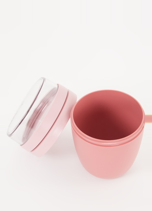 Mepal Ellipse Mini lunchpot 30 cl - voorkant 2 donkerroze