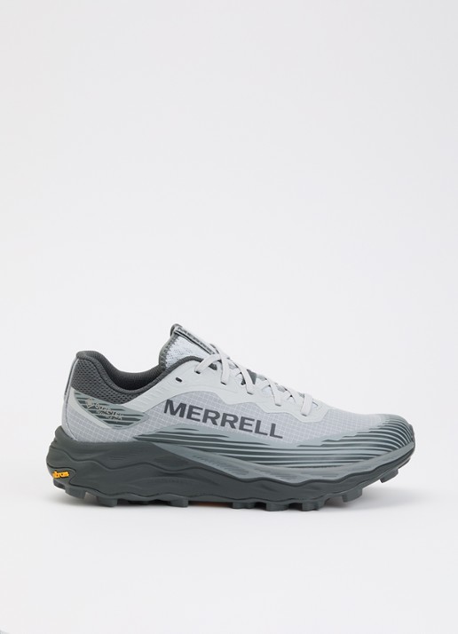 Merrell Agility Peak 6 Gore-Tex sneaker van mesh - voorkant lichtgrijs