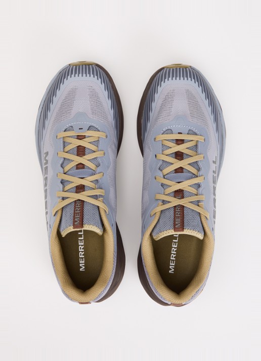 Merrell Agility Peak 6 sneaker van mesh met logo - detail 3 staalblauw