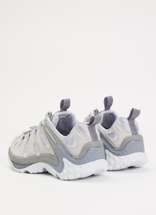 Merrell Cham Redux RMT 1TRL sneaker met suède details  - achterkant 4 grijs