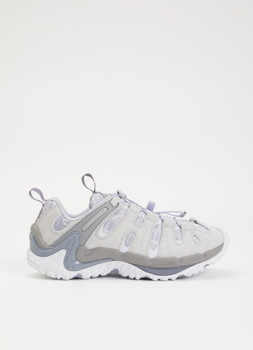 Merrell Cham Redux RMT 1TRL sneaker met suède details  - voorkant 5 grijs
