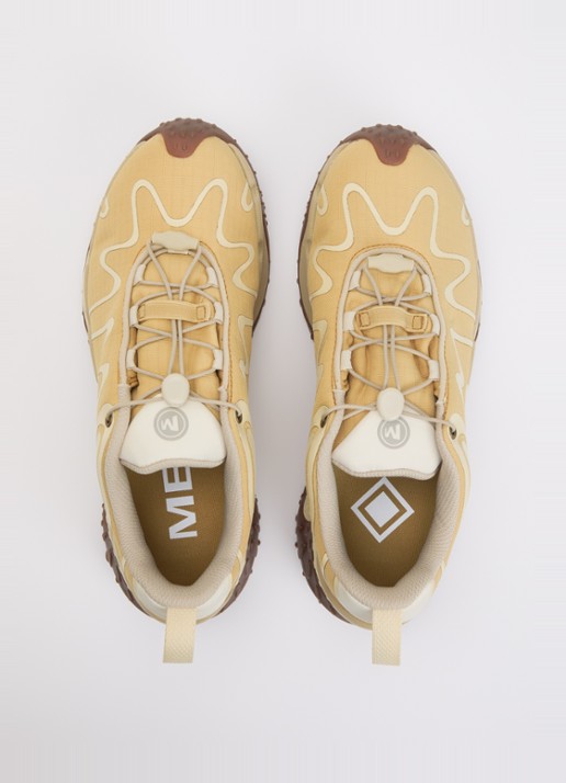 Merrell Cham Redux Storm Gore-Tex sneaker van mesh met logo - detail 4 lichtgeel