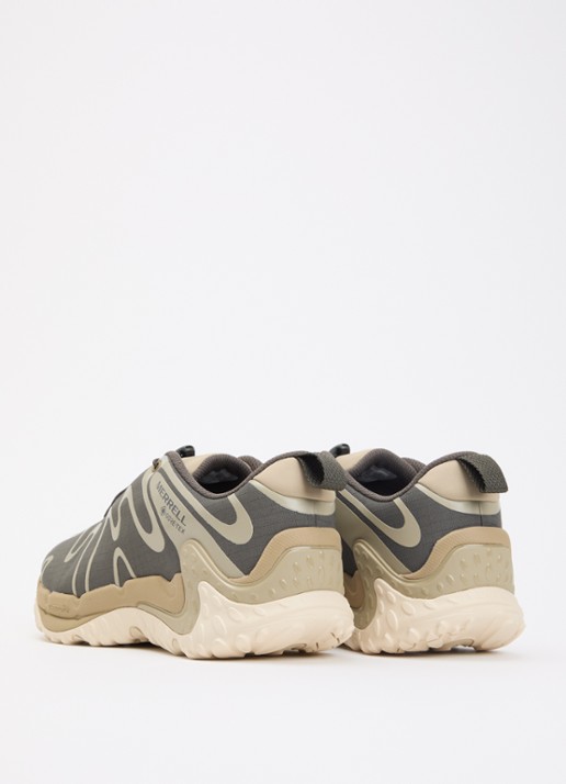 Merrell Cham Redux Storm Gore-Tex sneaker van mesh met logo - achterkant 2 olijfgroen