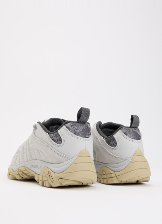 Merrell Moab 2 Remix sneaker van leer met mesh details - achterkant 5 lichtgrijs