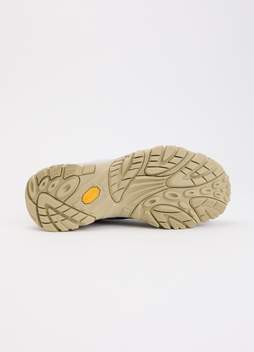 Merrell Moab 2 Remix sneaker van leer met mesh details - detail 3 lichtgrijs