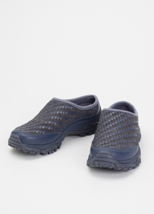 Merrell Moab 2 Slide muiltje van leer - detail 3 indigo