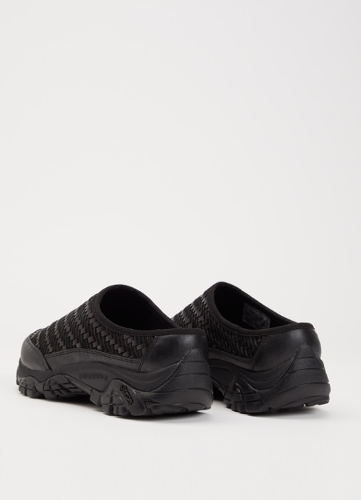 Merrell Moab 2 Slide muiltje van leer - achterkant 2 zwart
