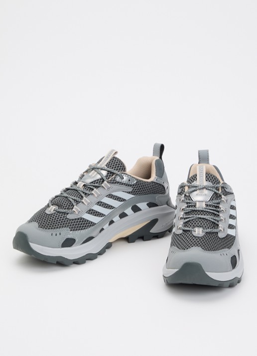 Merrell Moab Speed 2 Vent 2K sneaker van mesh met metallic details - detail 2 blauwgrijs