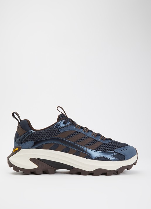 Merrell Moab Speed 2 Vent sneaker van mesh - voorkant 2 donkerblauw