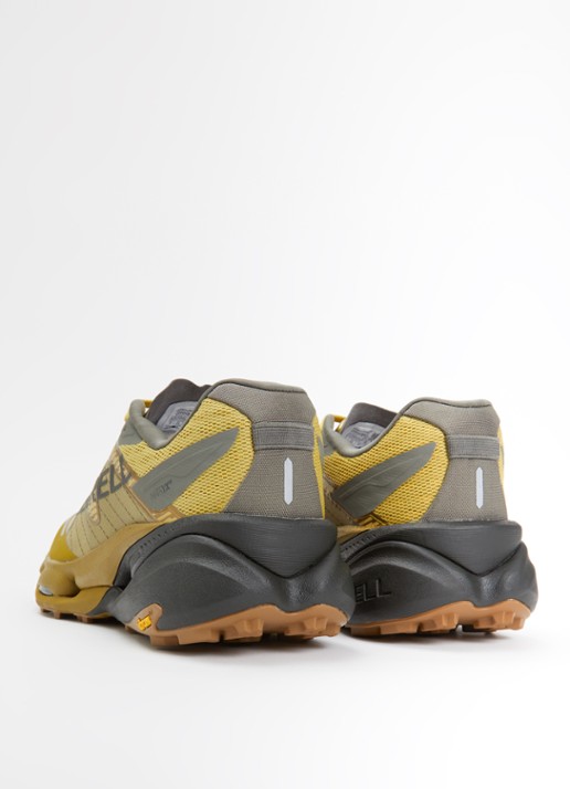 Merrell  MTL SpeedArc Peak sneaker met logo - achterkant mosterd