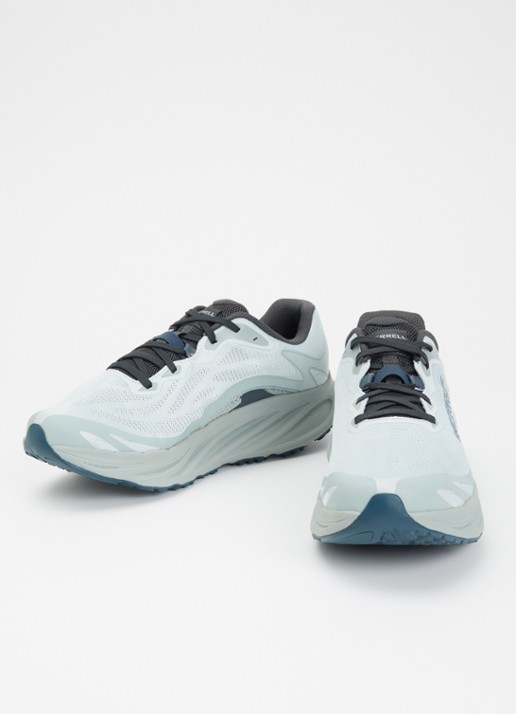 Merrell ProMorph sneaker van mesh - detail 8 staalblauw