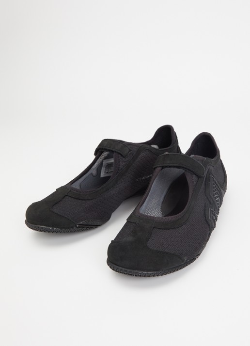Merrell Relay Tour Mary Jane sneaker van mesh met details van suède - detail zwart