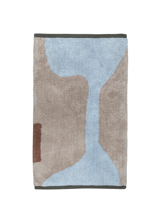 Mette Ditmer Figura vloerkleed 50 x 80 cm - voorkant 3 lichtblauw