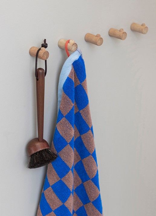 Mette Ditmer Retro gastendoek set van 2 - 40 x 55 cm - detail 4 blauw