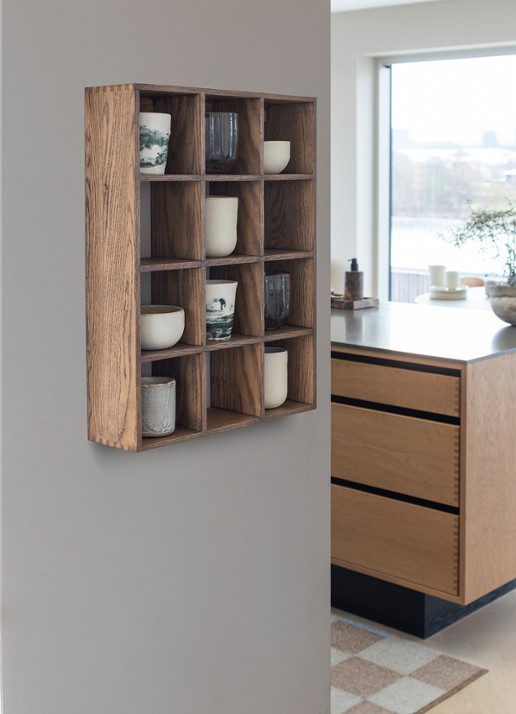 Mette Ditmer Showcase opbergrek 53 x 40 cm - voorkant 5 donkerbruin