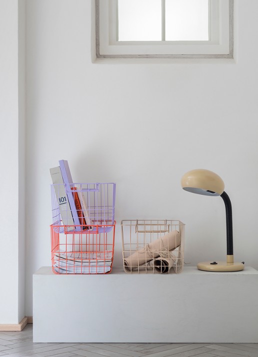 Mette Ditmer Store-It opbergmand 37 x 20 cm - detail 5 orange