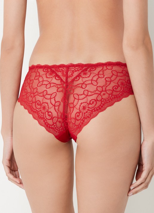 Mey Amorous slip van kant - achterkant 2 vuurrood