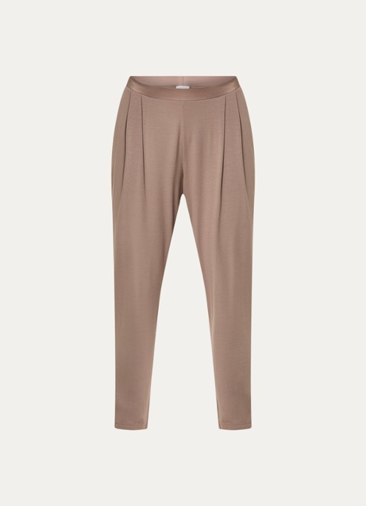 Mey Straight fit pyjamabroek - voorkant taupe