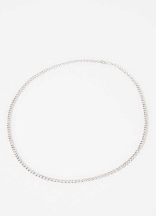 Miansai Cuban schakelketting van zilver - detail 3 zilver