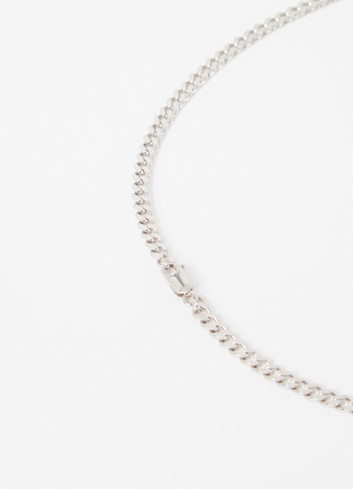 Miansai Cuban schakelketting van zilver - detail 4 zilver