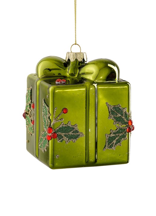 Mica Decorations Cadeau kersthanger 9,5 cm