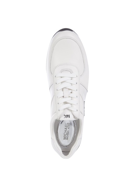 Michael Kors Allie sneaker van leer - detail wit