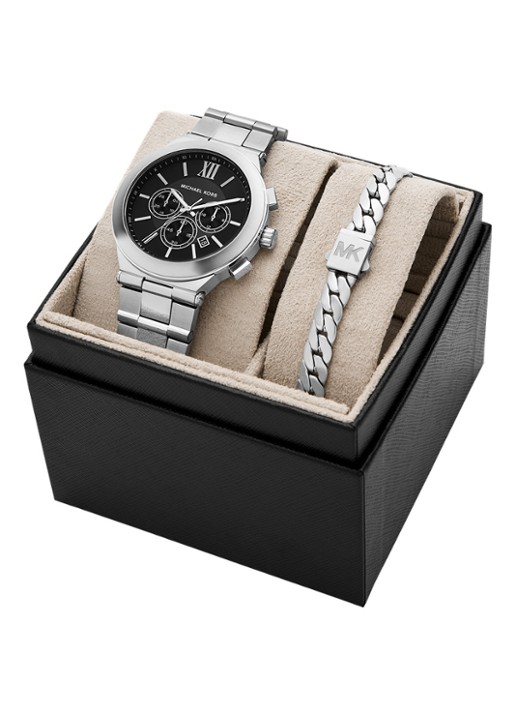 Michael Kors Billie horloge met armband in set van 2 MK9272SET - detail 4 zilver