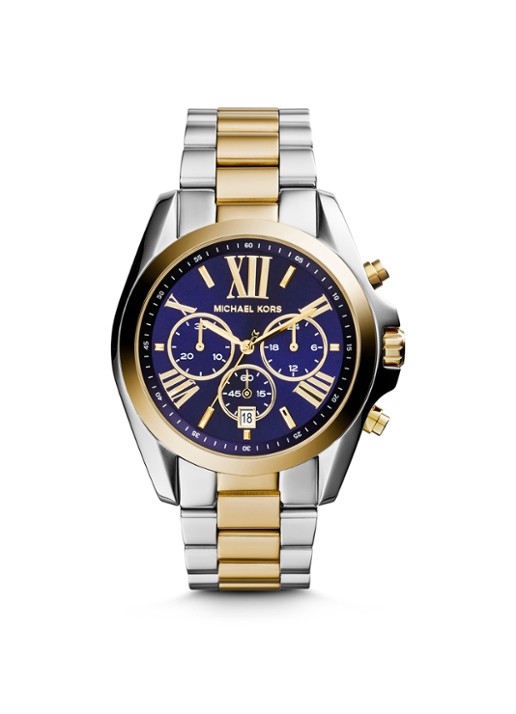 Michael Kors Bradshaw horloge MK5976 - voorkant 2 goud
