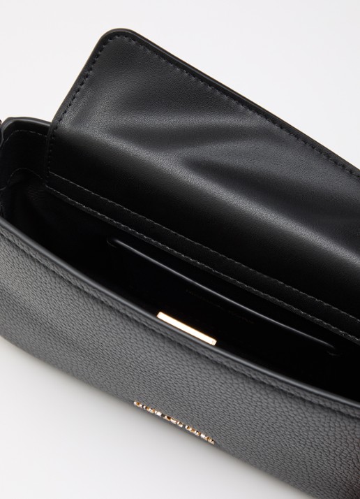Michael Kors Bryant crossbodytas van leer met afneembare schouderriem - detail 2 zwart