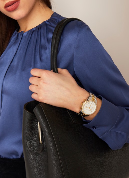 Michael Kors Bryant horloge MK6474 - detail 3 goud