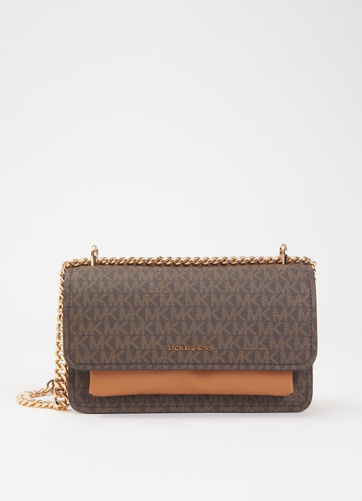 Michael Kors Claire Large schoudertas met logoprint