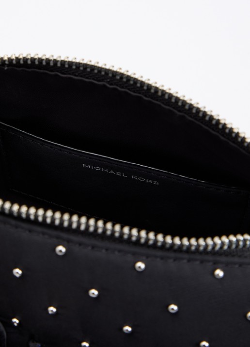 Michael Kors Dakota crossbodytas met studs en verstelbare schouderriem  - detail 3 zwart