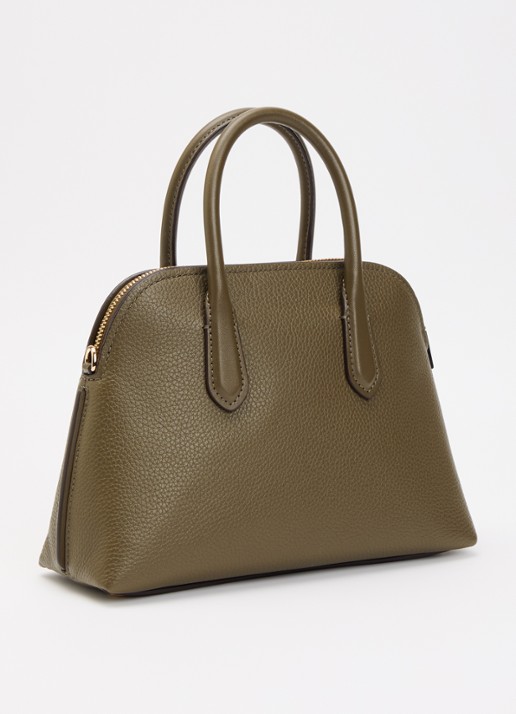 Michael Kors Freddie Dome crossbodytas met tasbedel  - achterkant 5 olijfgroen